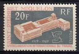 Znaczek Saint Pierre i Miquelon 1969 Mi 450 Czyste **