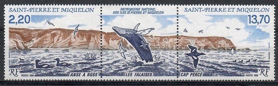 Znaczek Saint Pierre i Miquelon 1988 Mi 566-567 Czyste **