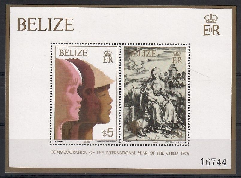 Znaczek Belize 1980 Mi bl 16 Czyste **