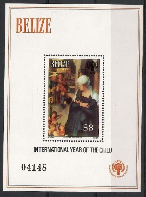 Znaczek Belize 1980 Mi bl 24 Czyste **