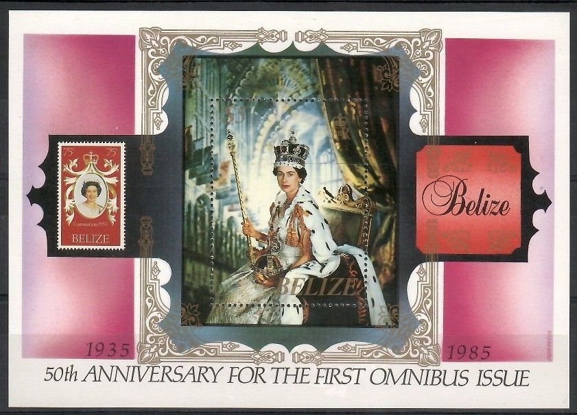 Znaczek Belize 1985 Mi bl 70 Czyste **
