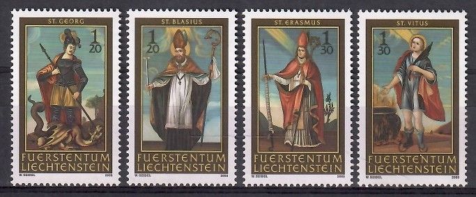 Znaczek Liechtenstein 2003 Mi 1326-1329 Czyste **