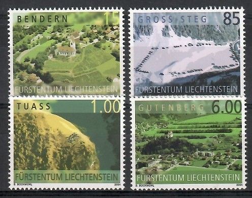 Znaczek Liechtenstein 2004 Mi 1348-1351 Czyste **