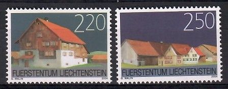 Liechtenstein 2004 Mi 1355-1356 Czyste **