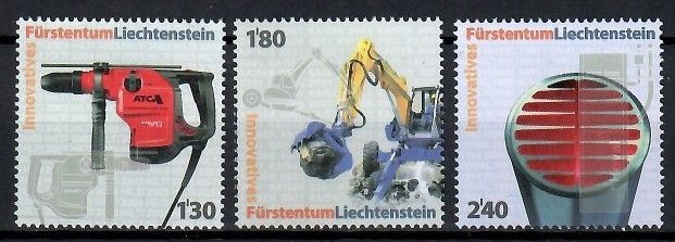 Znaczek Liechtenstein 2007 Mi 1454-1456 Czyste **
