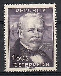 Znaczek Austria 1954 Mi 996 Czyste **