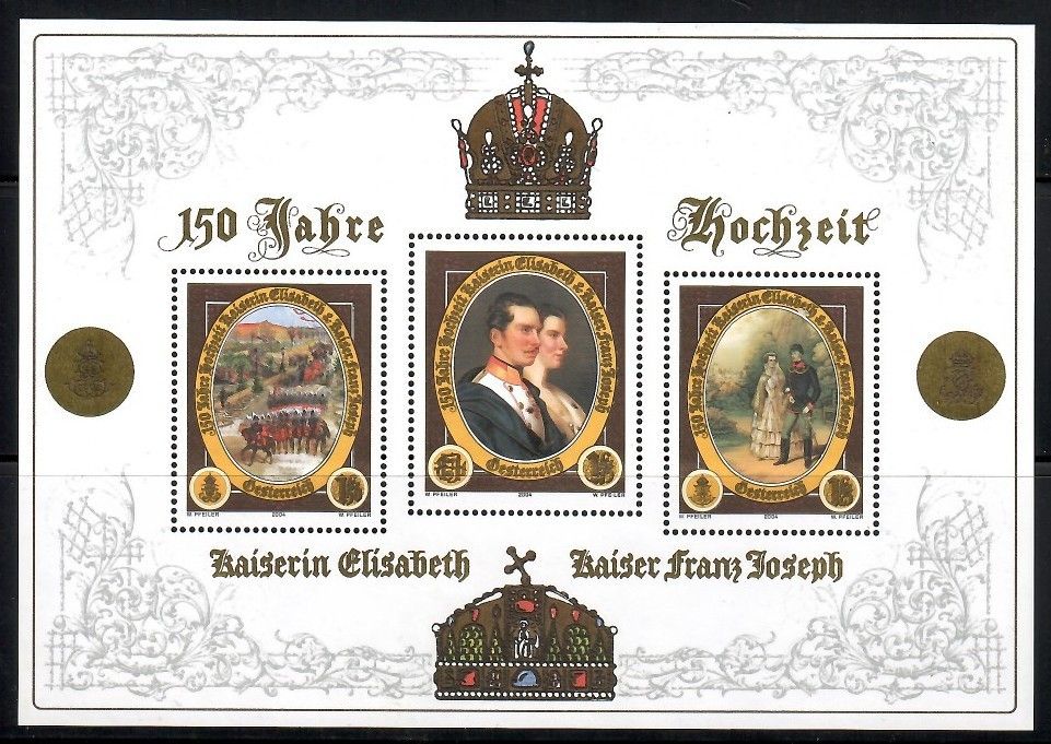 Znaczek Austria 2004 Mi bl 23 Czyste **