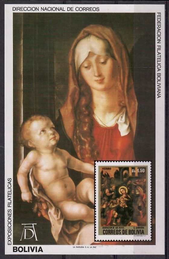 Znaczek Boliwia 1982 Mi bl 127 Czyste **