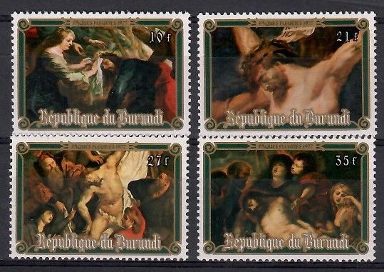 Znaczek Burundi 1977 Mi 1308-1311 Czyste **