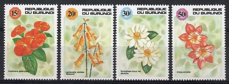 Znaczek Burundi 1992 Mi 1726-1729 Czyste **