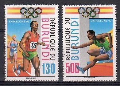Znaczek Burundi 1992 Mi 1762-1763 Czyste **