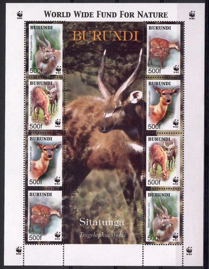 Znaczek Burundi 2004 Mi ark 1867-1870 Czyste **