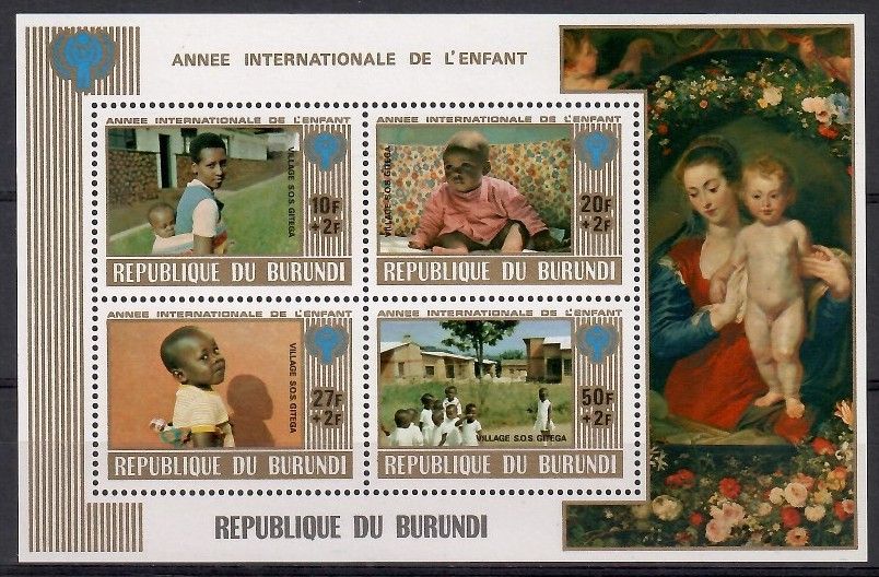 Znaczek Burundi 1979 Mi bl 109 Czyste **