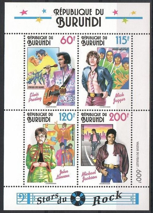 Znaczek Burundi 1994 Mi bl 136 Czyste **
