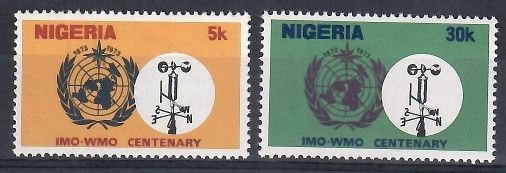 Znaczek Nigeria 1973 Mi 294-295 Czyste **