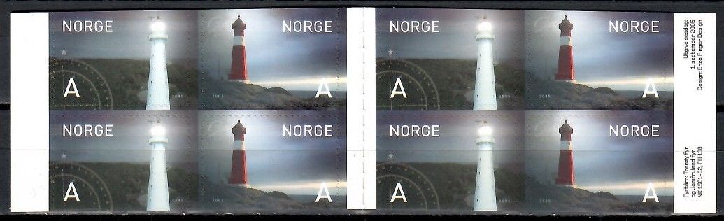 Znaczek Norwegia 2005 Mi mh 1546-1547 Czyste **