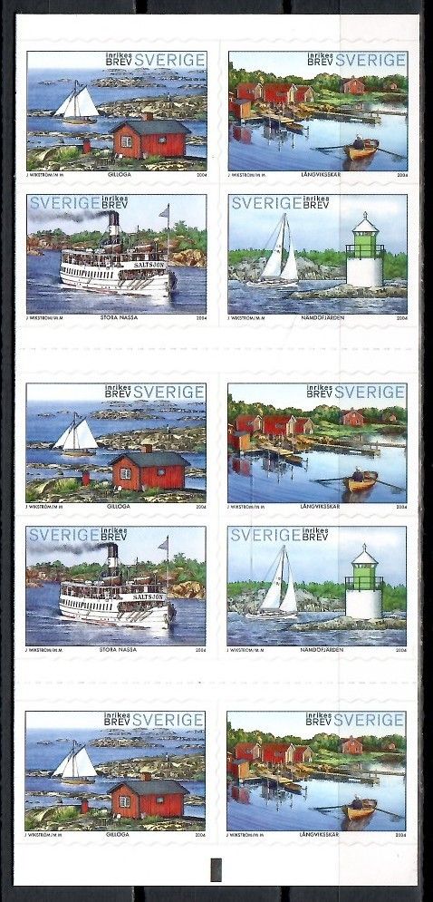 Znaczek Szwecja 2004 Mi mh 2406-2409 Czyste **