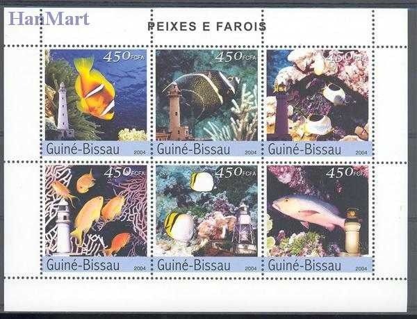 Znaczek Gwinea Bissau 2004 Mi 2776-2781 Czyste **