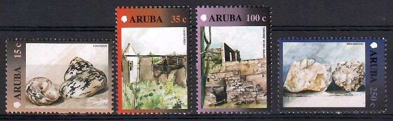 Znaczek Aruba 2001 Mi 277-280 Czyste **