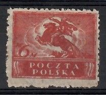 Znaczek Polska 1920 Mi 115b Fi 99b Czyste **