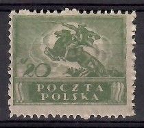 Znaczek Polska 1920 Mi 117a Fi 101a Czyste **