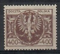 Znaczek Polska 1923 Mi 178 Fi 140 Czyste **