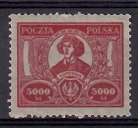 Znaczek Polska 1923 Mi 184 Fi 166 Czyste **