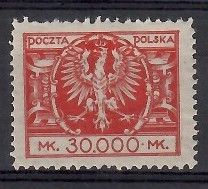 Znaczek Polska 1924 Mi 193 Fi 174 Czyste **