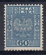 Znaczek Polska 1932 Mi 278 Fi 257 Czyste **