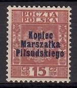 Znaczek Polska 1935 Mi 299 Fi 278 Czyste **