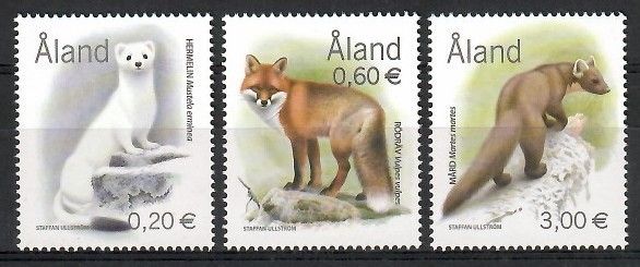 Znaczek Wyspy Alandzkie 2004 Mi 229-231 Czyste **