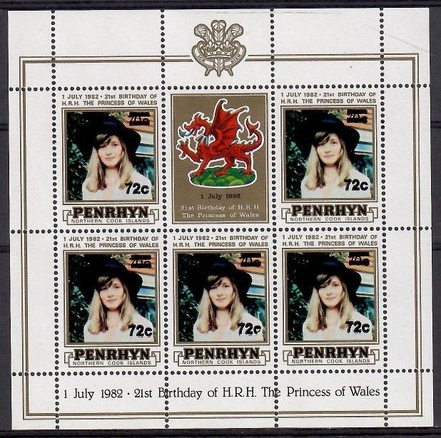 Znaczek Penrhyn 1983