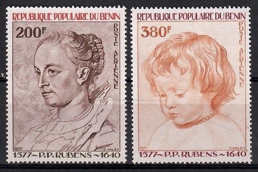 Znaczek Benin 1977 Mi 123-124 Czyste **