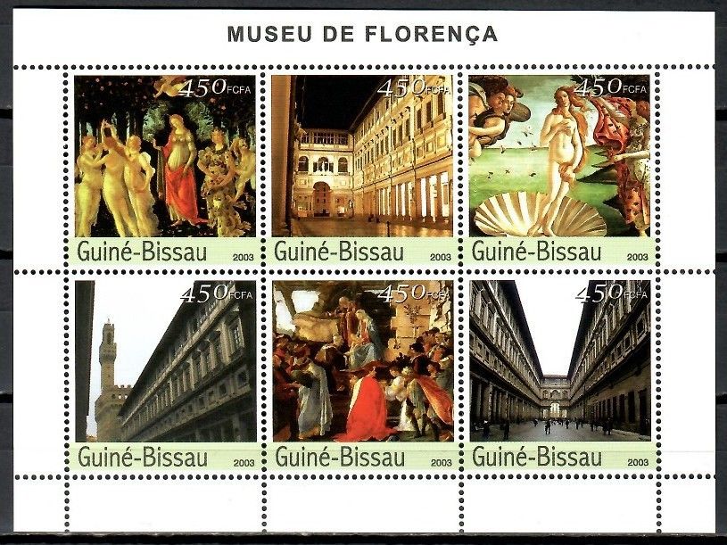Znaczek Gwinea Bissau 2003 Mi ark 2267-2272 Czyste **