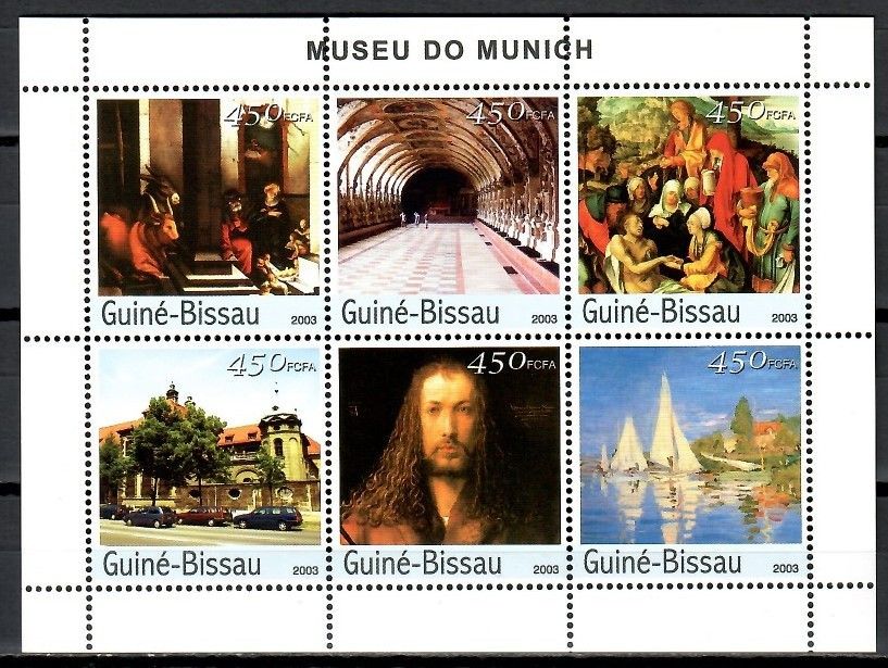 Znaczek Gwinea Bissau 2003 Mi ark 2273-2278 Czyste **