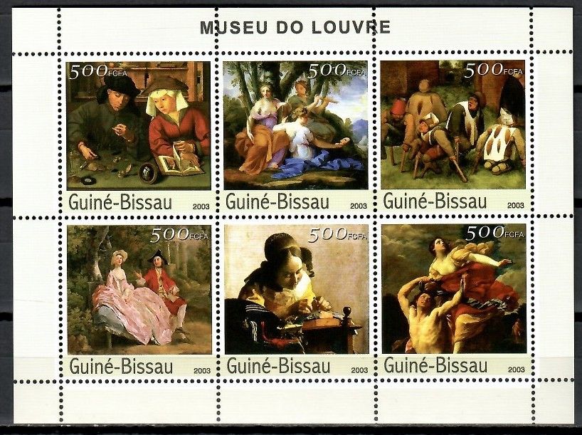 Znaczek Gwinea Bissau 2003 Mi ark 2694-2699 Czyste **