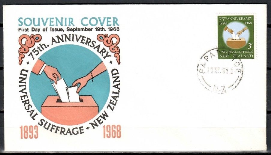 Znaczek Nowa Zelandia 1968 Mi 489 FDC