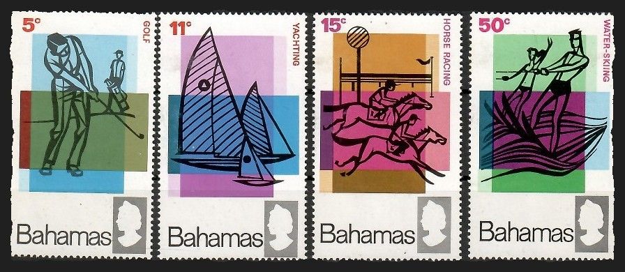 Znaczek Bahamy 1968 Mi 277-280 Czyste **