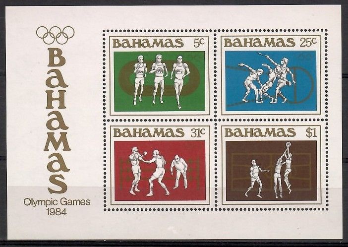Znaczek Bahamy 1984 Mi bl 42 Czyste **