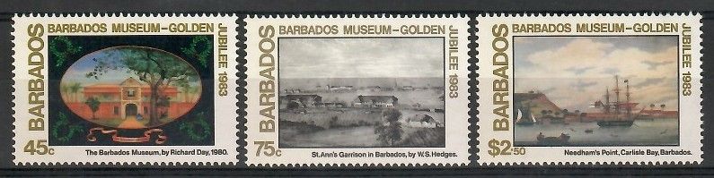 Znaczek Barbados 1983 Mi 594-596 Czyste **