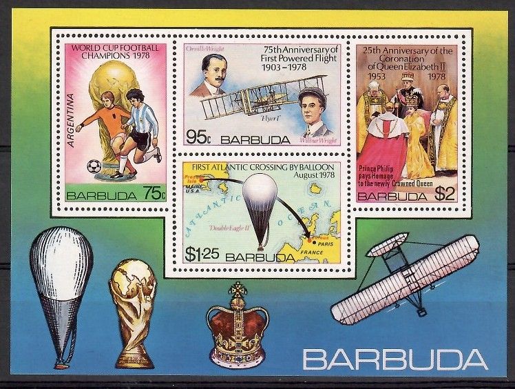 Znaczek Barbuda 1978 Mi bl 39 Czyste **