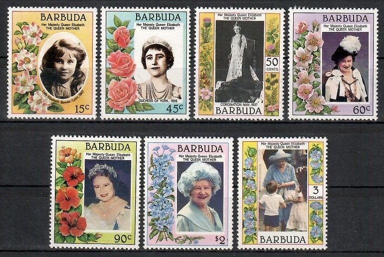 Znaczek Barbuda 1985 Mi 783-789 Czyste **