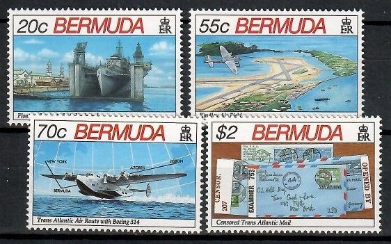 Znaczek Bermudy 1991 Mi 602-605 Czyste **