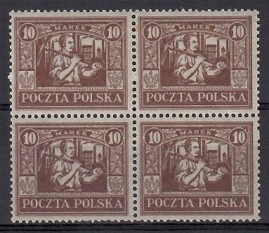 Znaczek Polska 1922 Mi aus 14 Fi 157 Czyste **