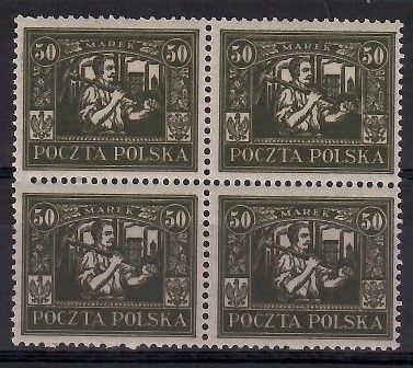 Znaczek Polska 1922 Mi aus 16 Fi 159 Czyste **