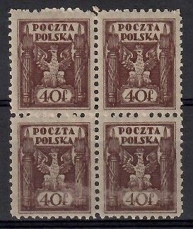 Znaczek Polska 1922 Mi aus 4 Fi 147 Czyste **