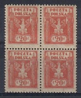 Znaczek Polska 1922 Mi aus 3 Fi 146 Czyste **