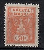Znaczek Polska 1922 Mi aus 5 Fi 148 Czyste **
