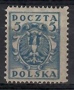 Znaczek Polska 1922 Mi aus 1 Fi 144 Czyste **