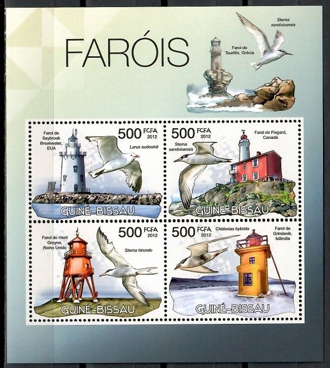 Znaczek Gwinea Bissau 2012 Mi ark 5852-5855 Czyste **